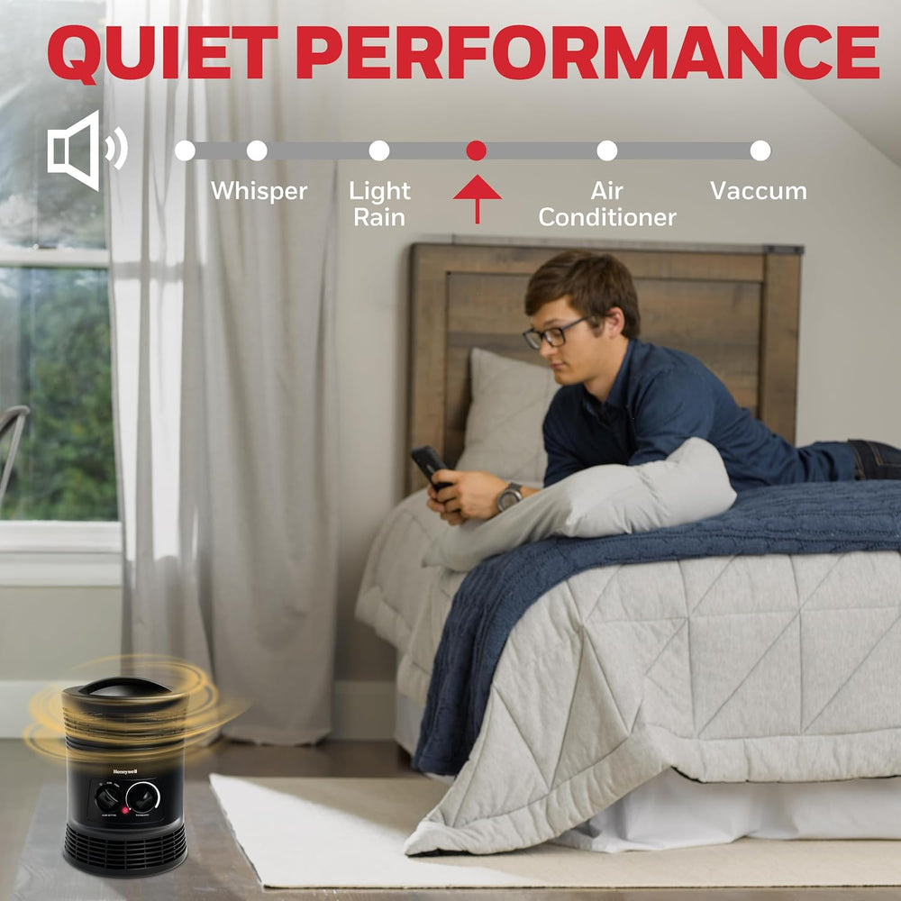 Honeywell HHF360V 360 Degree Surround Fan Forced Heater with Surround Heat Ou...