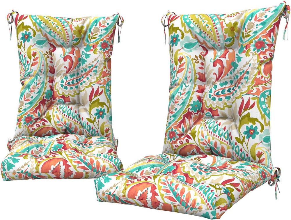 DYTXIII Set of 2 Rocking Chair Cushions for Outdoor/Indoor Use,Water Resistan...