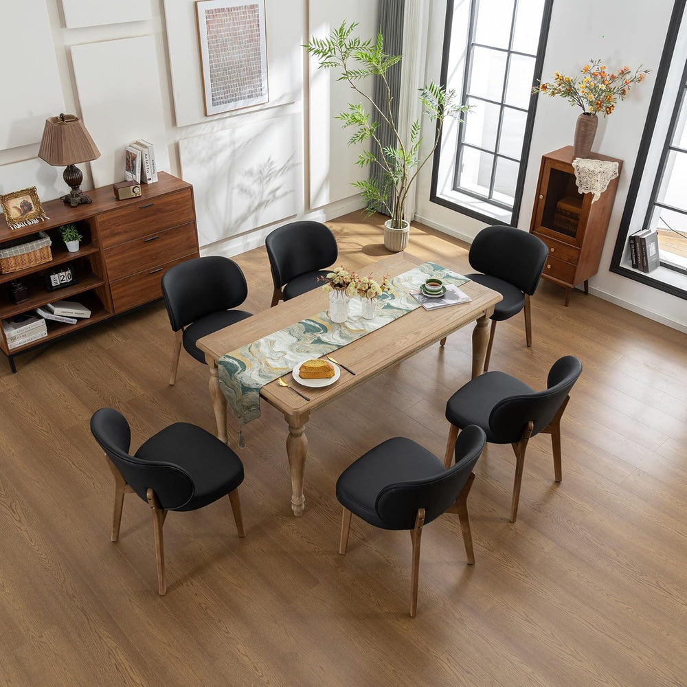 YOUNIKE Dining Chairs Set of 4 Modern Kitchen Dining Room Chairs Black