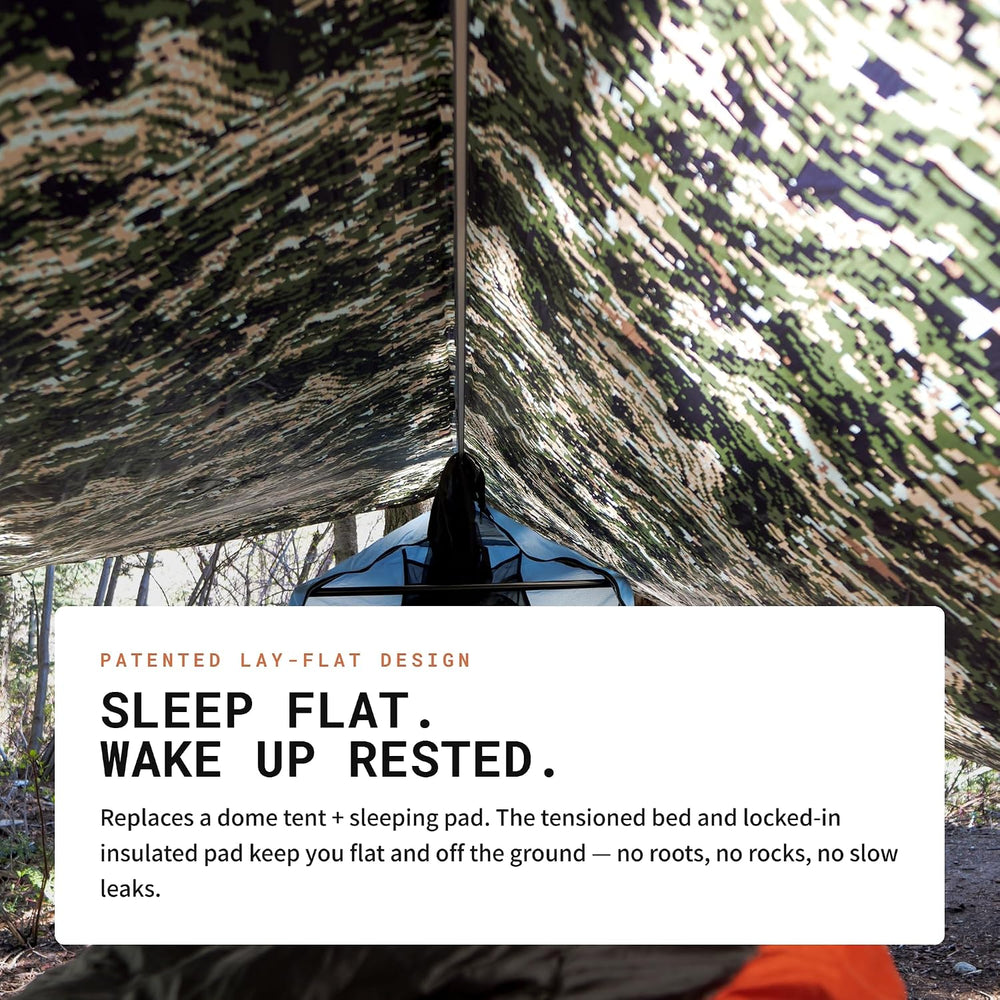 Haven Tents Lay Flat Hammock Tent - Waterproof Camping Hammock with Mosquito ...