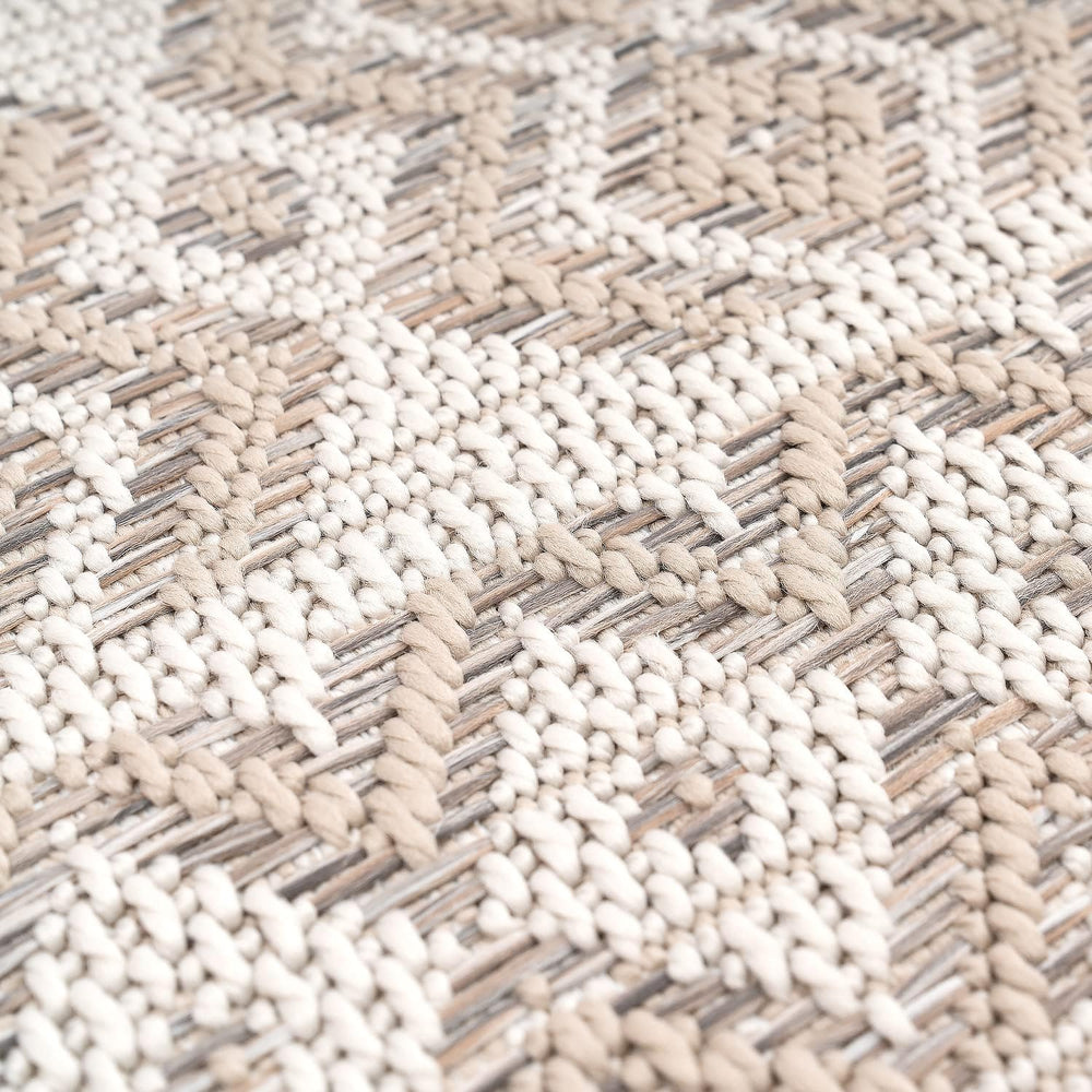 Paco Home Outdoor Rug for Patio or Balcony Modern flatweave Boho Ornaments in...