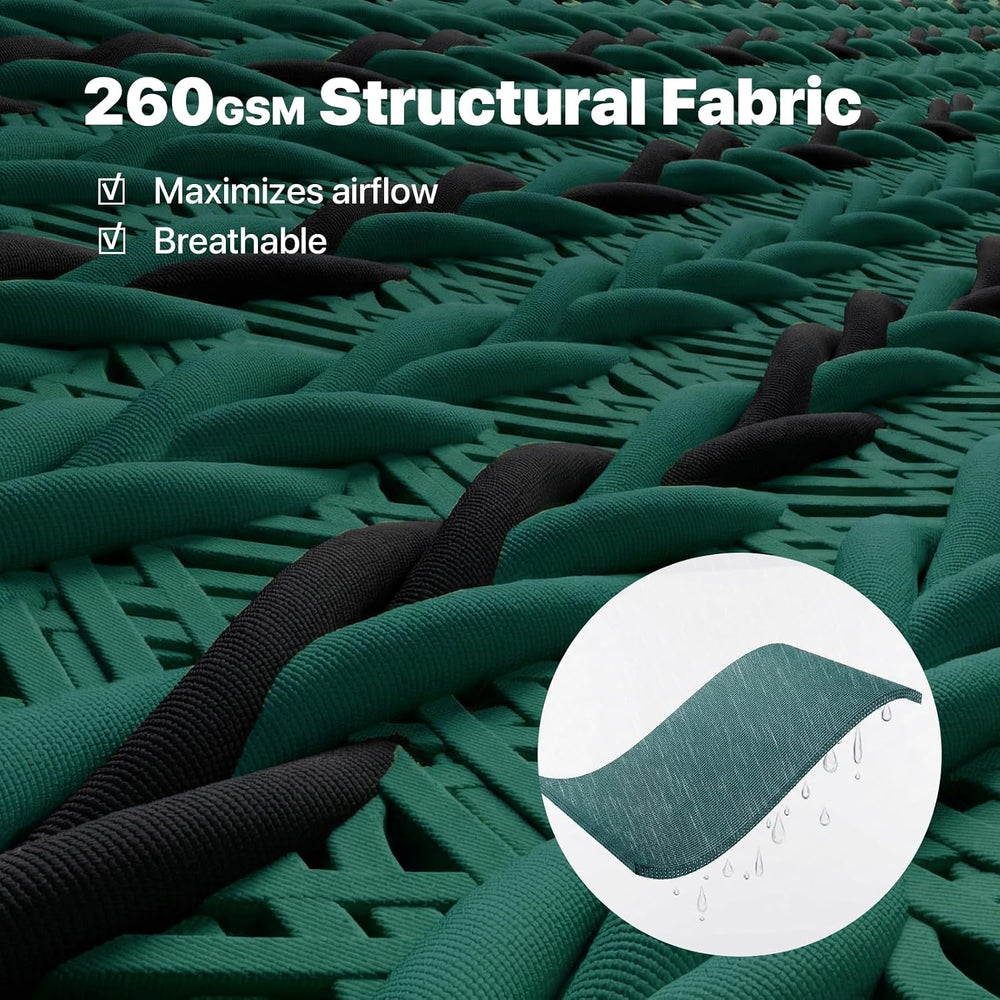 ColourTree Super Ring 16' x 16' x 16' Green Triangle Sun Shade Sa...