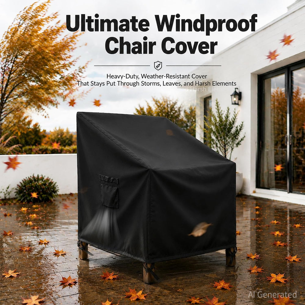 X-Large Adirondack Chair Cover, Waterproof Deep Seat Lounge Chair Cover, 43 x...