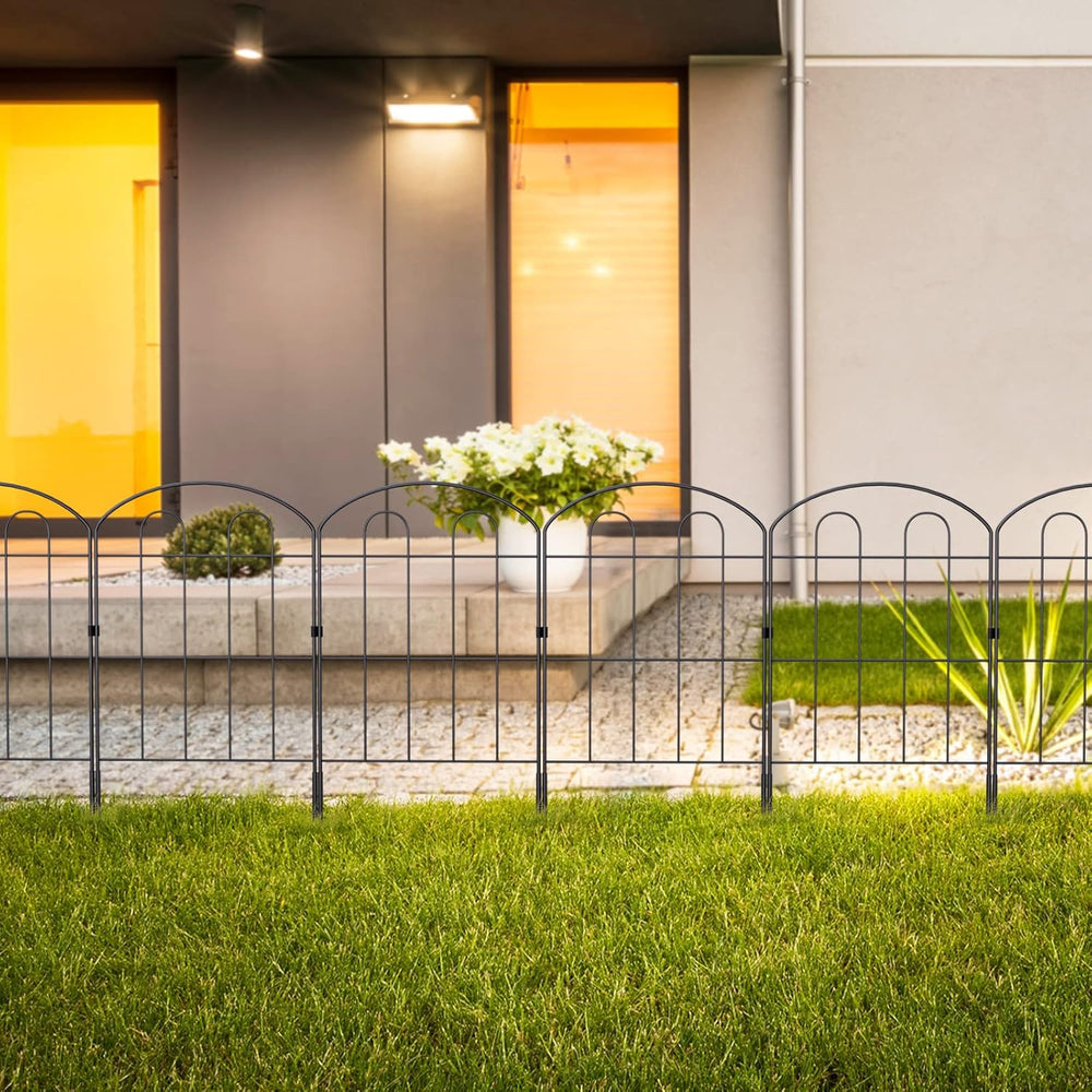 Decorative Garden Fence 24in x 22ft, Flower Bed Fencing Panels