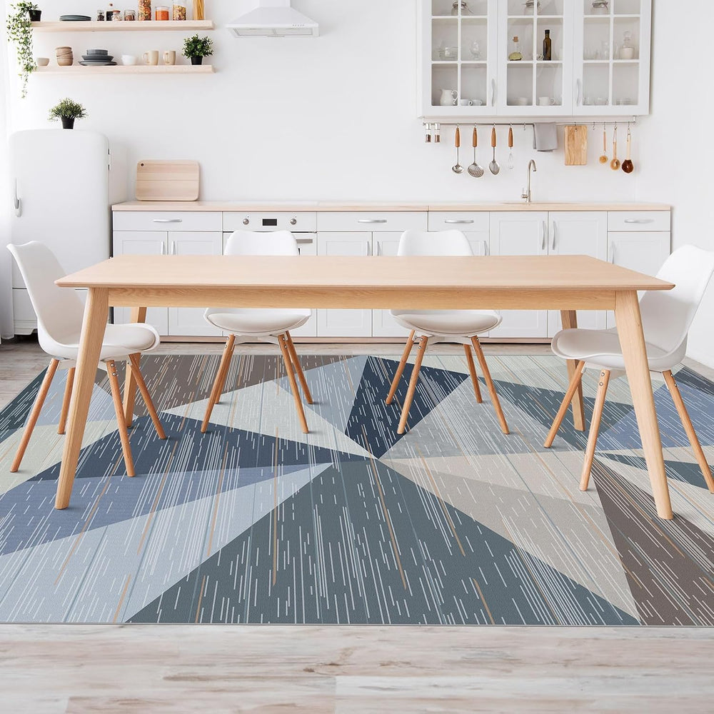 HOMFINE Washable Modern Area Rug - Geometric Style 5x7 Rugs for Living Room, ...