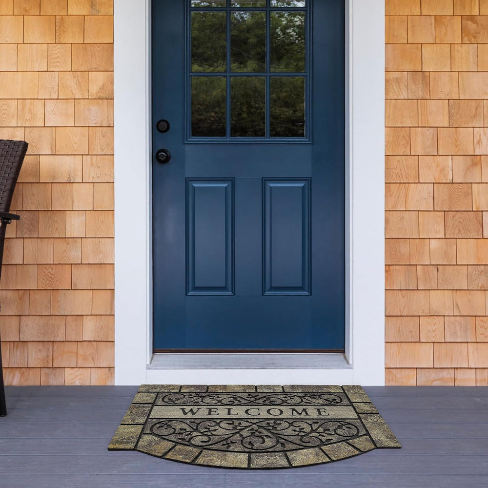Thick Welcome Mats Outdoor, 24 * 36" Large Front Door Mat Entrance, Dura...