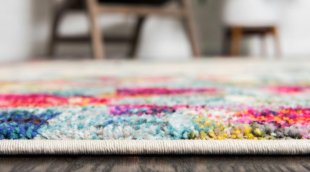 Unique Loom Chromatic Collection Area Rug - Joyous (4' 1" x 6' 1...