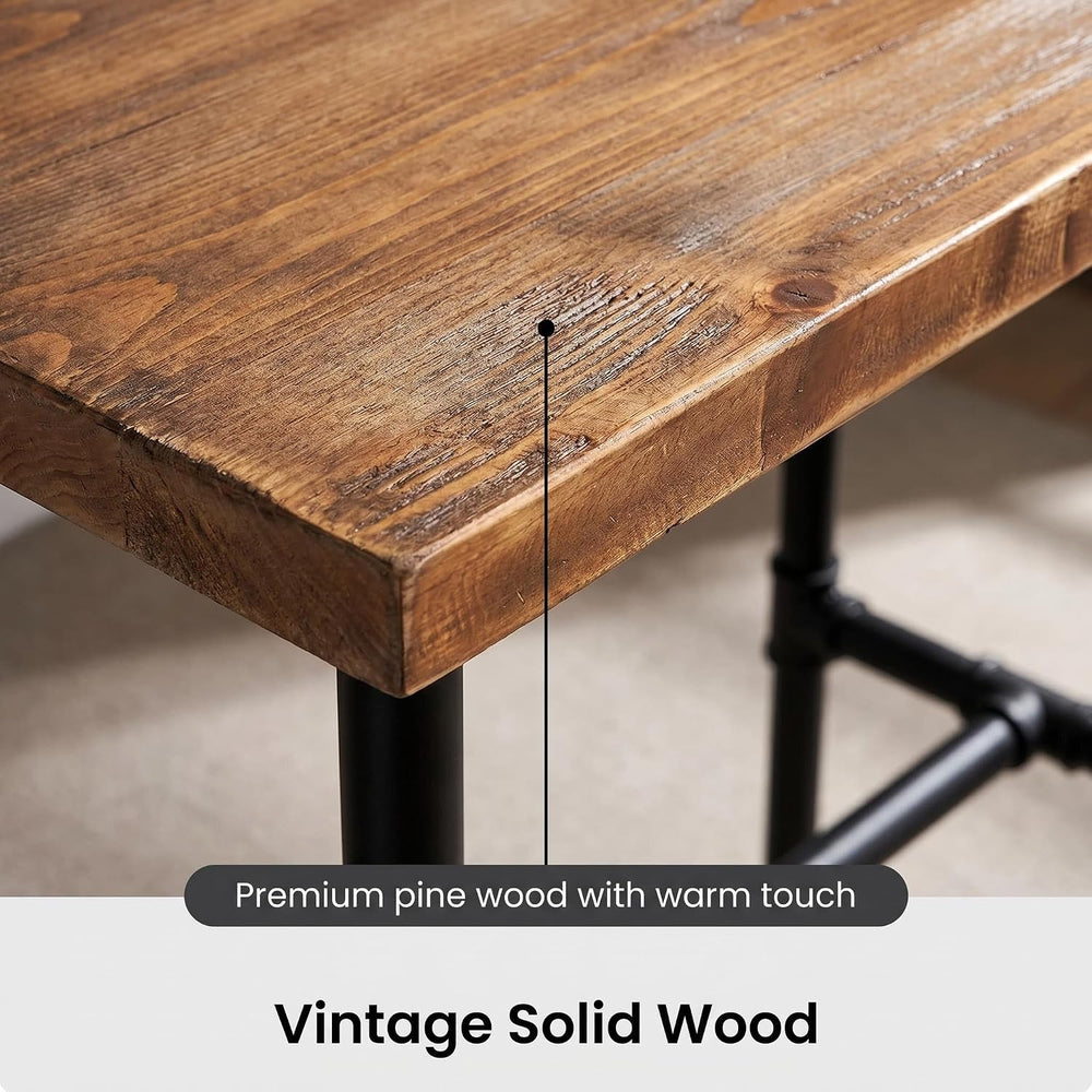 DIY Industrial Design Pipe Dining Table Casual Pub BAR Laptop Table Modern St...