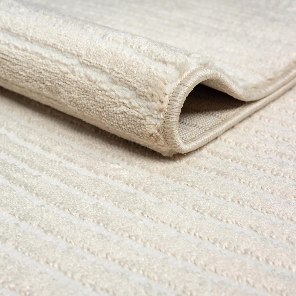 Abani Neutral Beige Area Rug | 9' x 12' Tan Geometric Carpet with Zen...