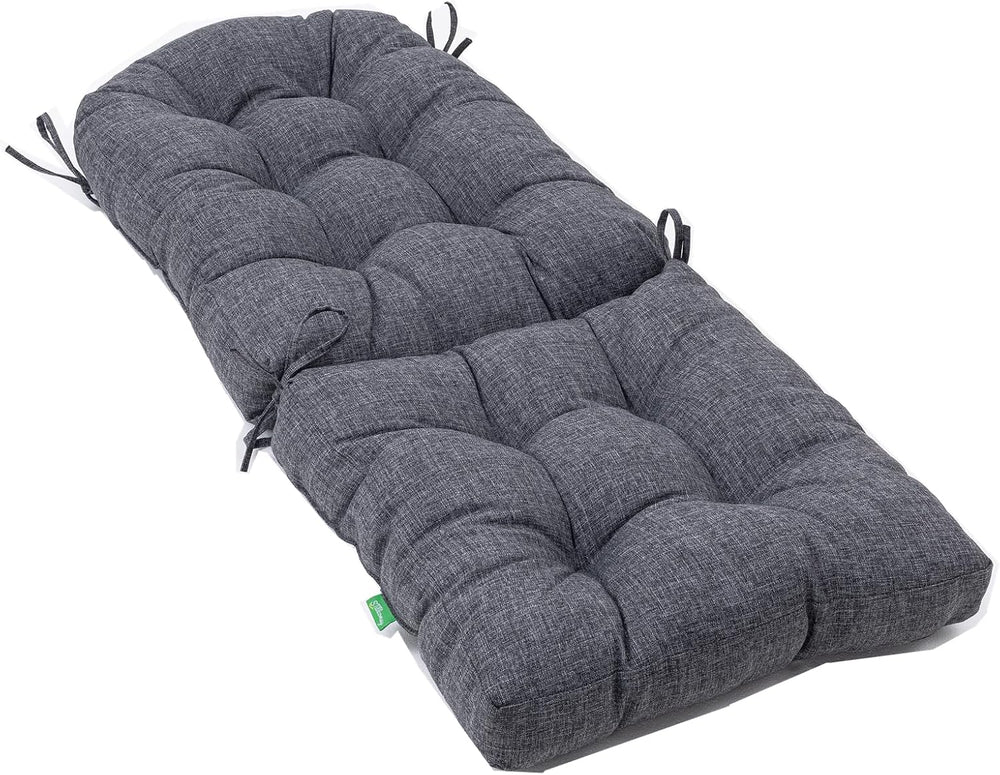 Outdoor Rocking Chair Cushion Set of 2 for Adirondack Chair, High Back Patio ...