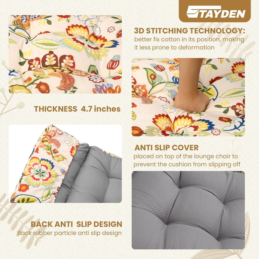 Outdoor Lounge Chair Cushions, Chaise Lounge Chair Cushions Replacement for P...