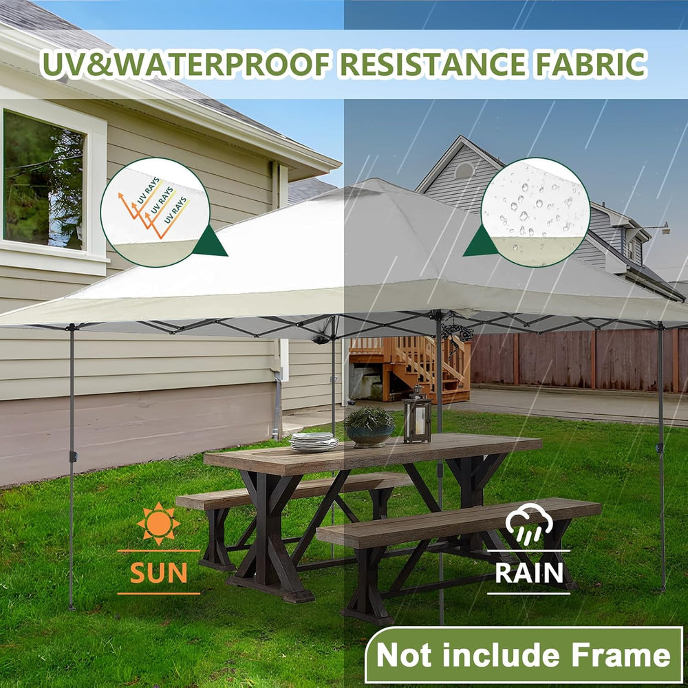 13x13 Canopy Replacement Top Cover with Air Vent-Top only