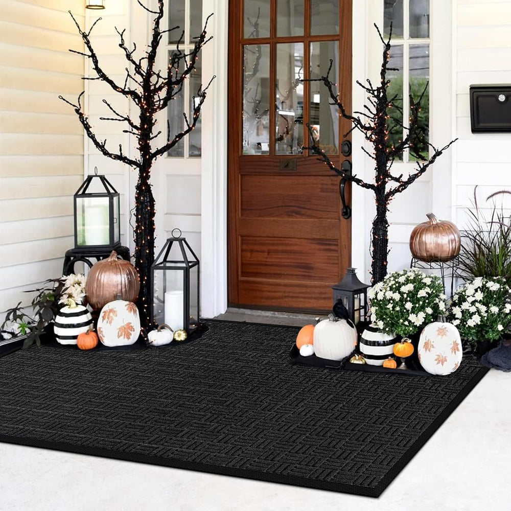 Mibao Front Door Mat Outdoor Entrance, 61.5" x 36" Heavy Duty Welco...
