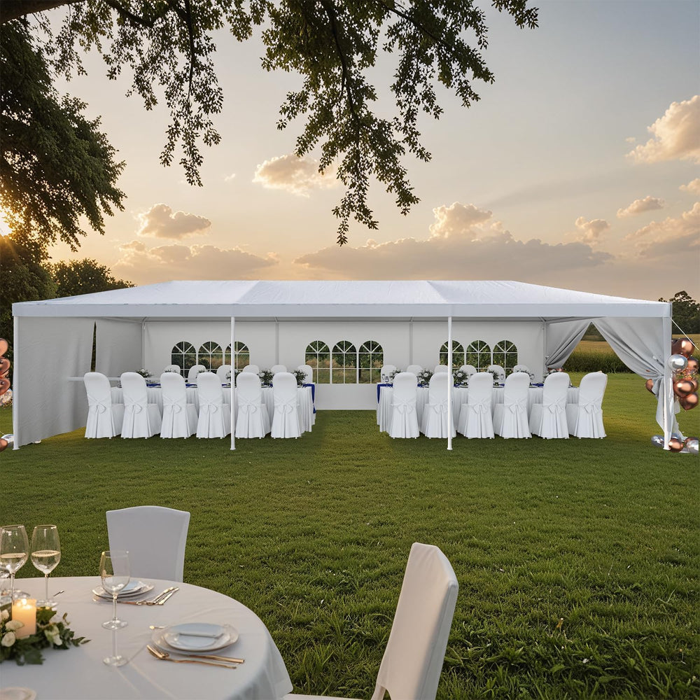 Devoko 10x30 FT Outdoor Water & UV & Wind Resistant Party Tent