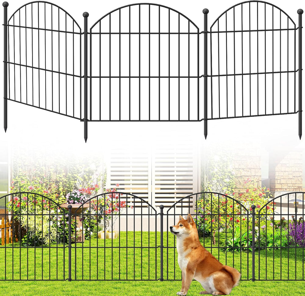 Decorative Garden Fence, 24in (H) x 20ft(L) No Dig Fence