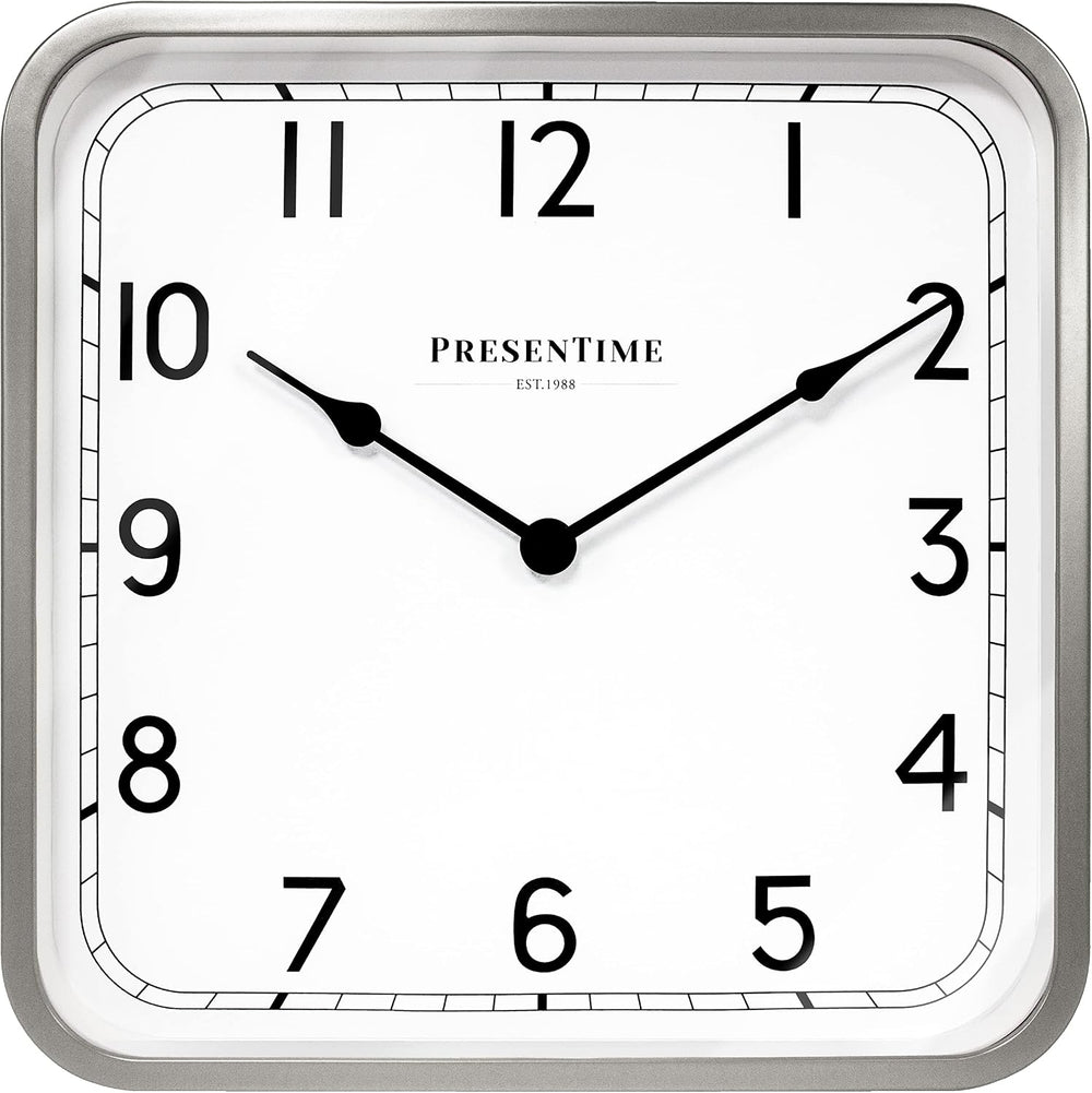 Presentime 16" Anton Vintage Square Clock