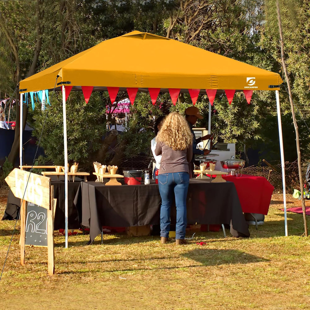 10x10 Pop Up Canopy Replacement Top Cover with Air Vent(Frame NOT INCUDE)