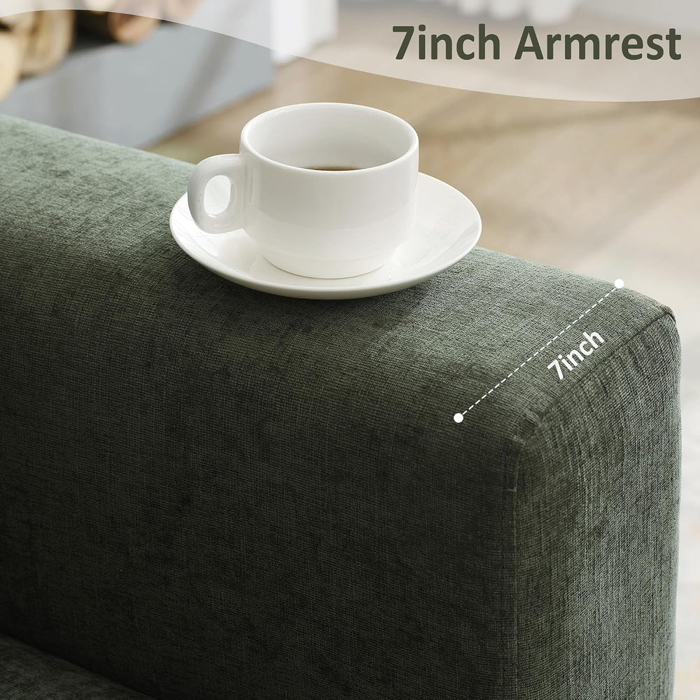 Oversized Accent Chair Armchair with Metal Legs