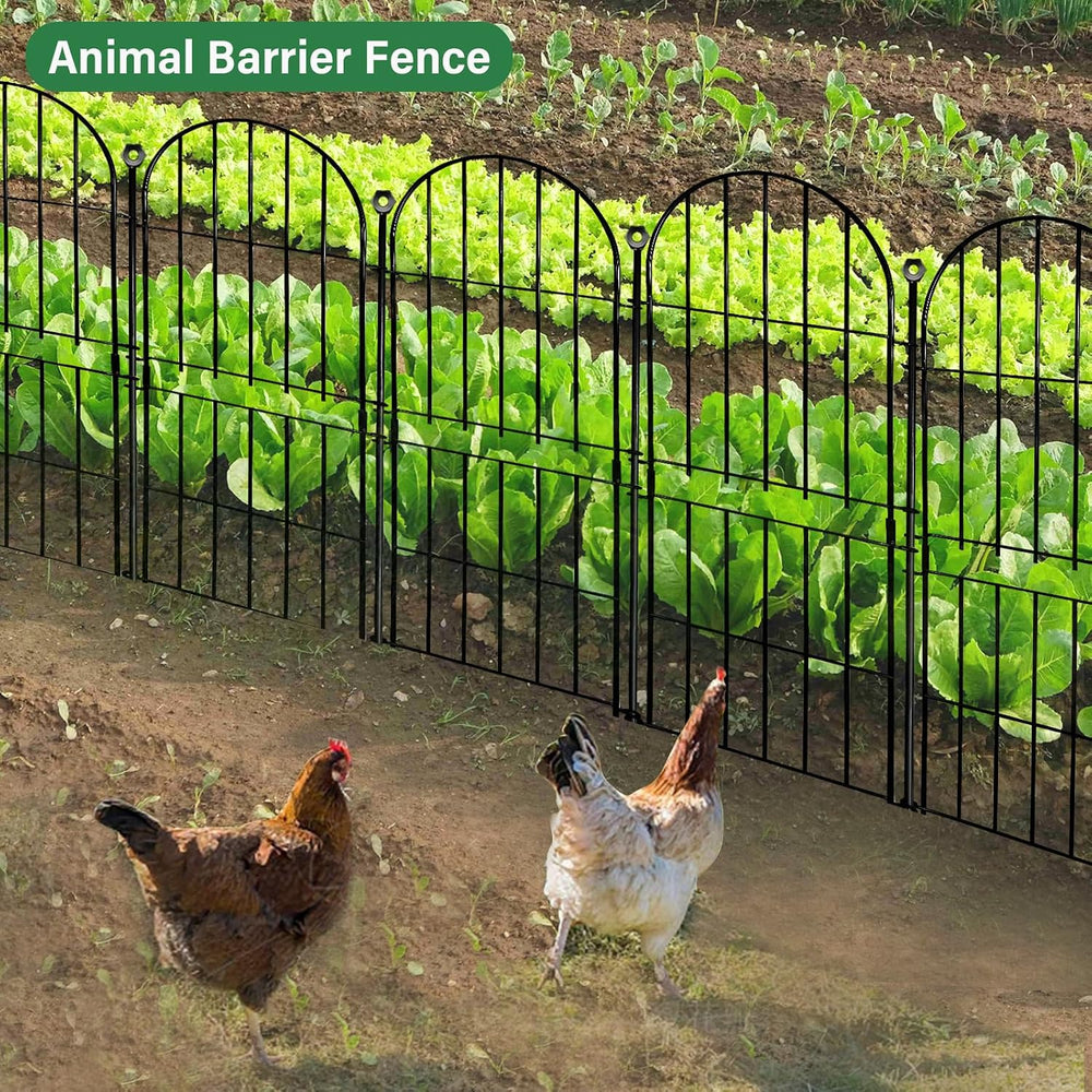 Decorative Garden Fence, 31in (H) x 10ft(L) No Dig Fence