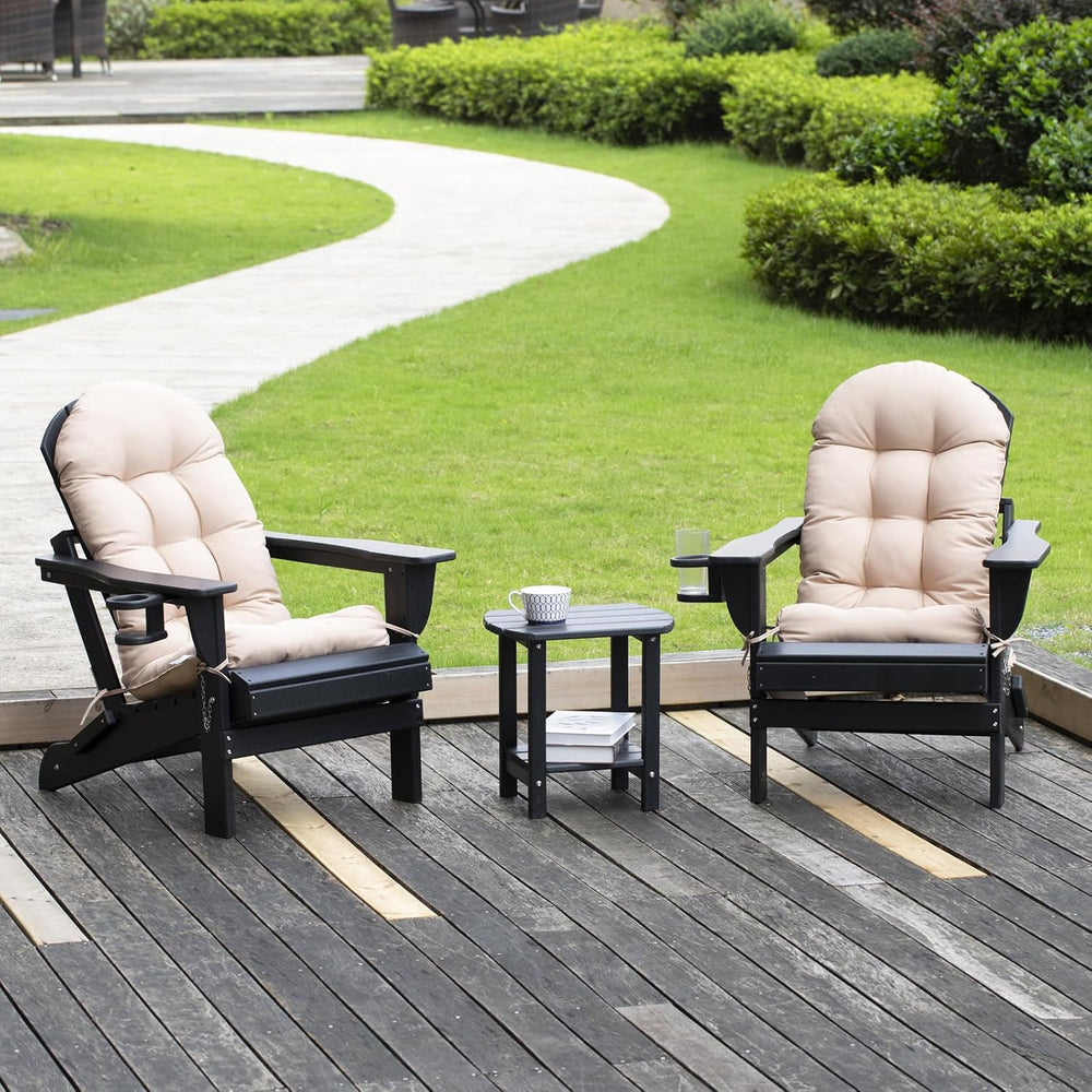 nalone 2 Pack Adirondack Cushion Rocking Chair Cushions High Back Adirondack ...