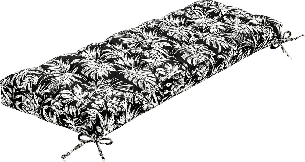 Outdoor Bench Cushion, Tufted Patio Seat Pad for Garden Bench, Porch Swing, I...