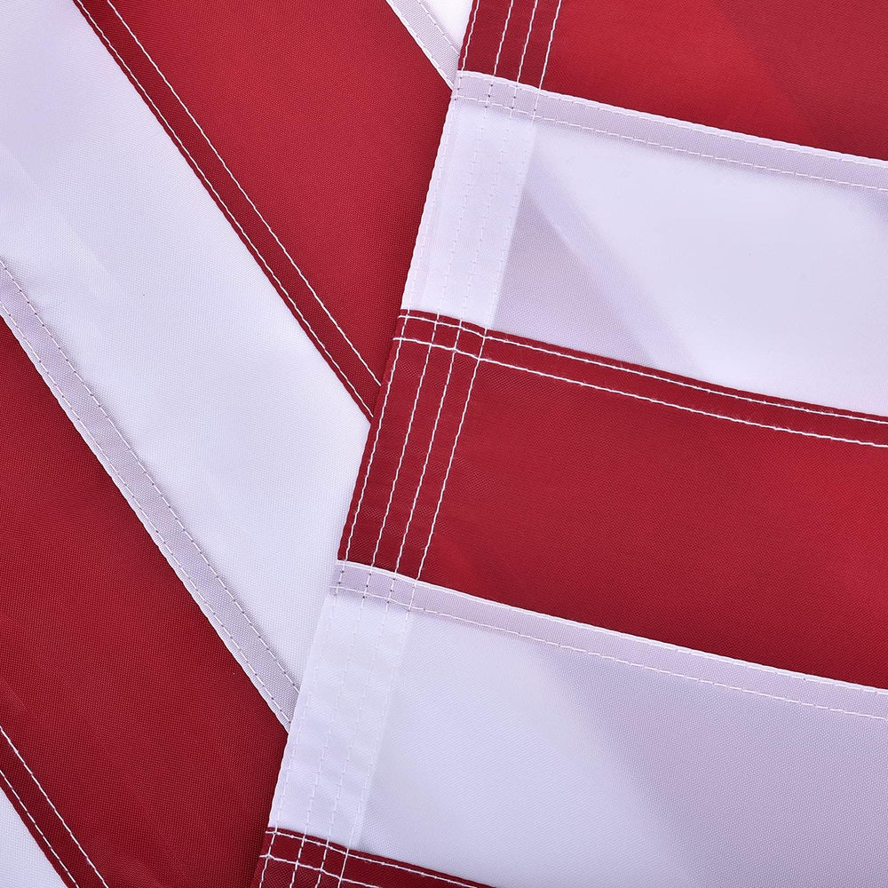 American Flag 5x8 FT, US Flag USA High Wind with Embroidered Stars, Sewn Stri...