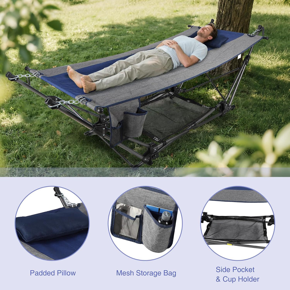 RedSwing Portable Folding Hammock with Stand,Foldable Camping Hammock with Re...
