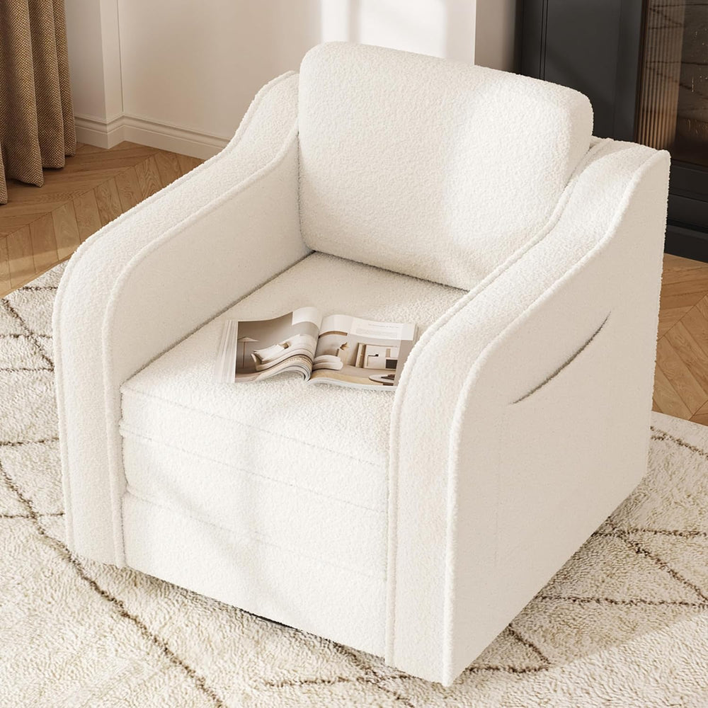 Swivel Accent Chair Set of 2, Armchair Single Sofa Chair for Living Room