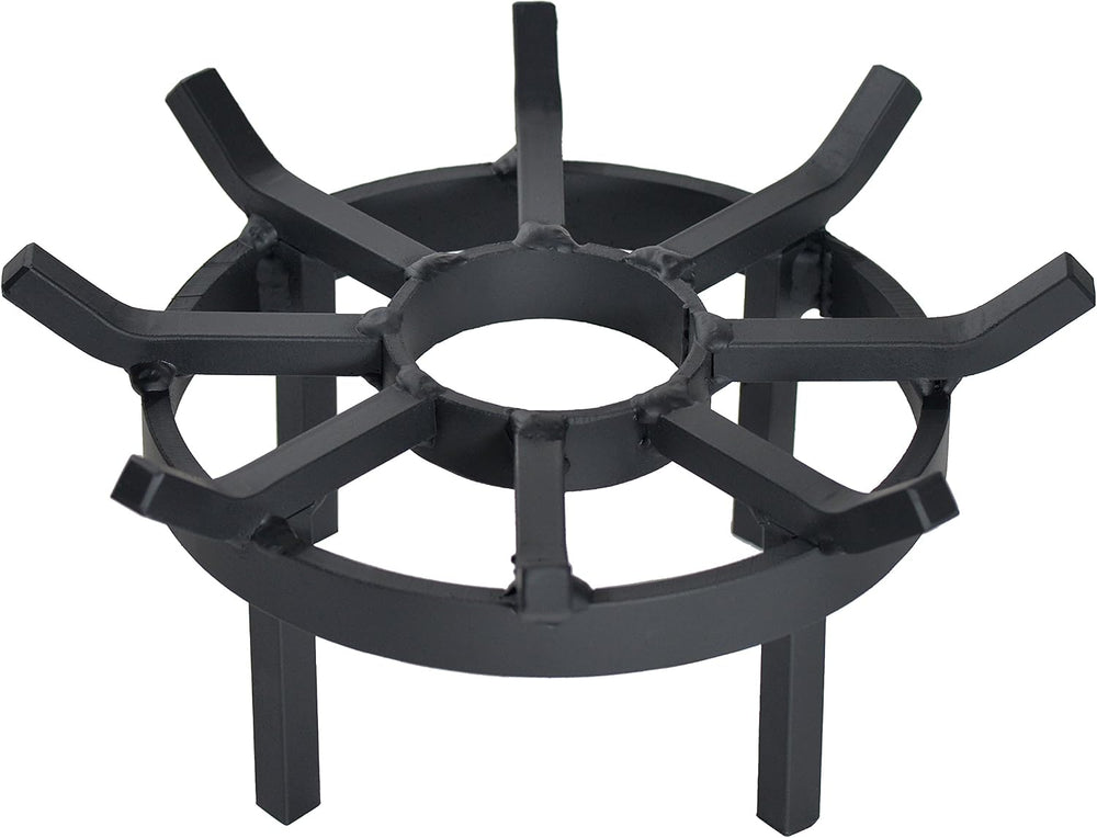 SteelFreak Wagon Wheel Firewood Grate for Fire Pit, Chiminea - Made in the US...