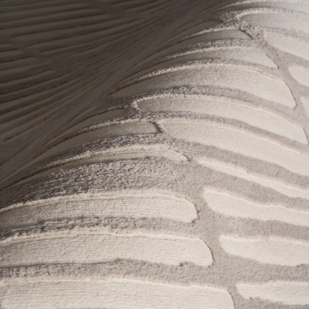 nuLOOM Kailani Cream/Grey Abstract Washable Area Rug, 3' x 5'