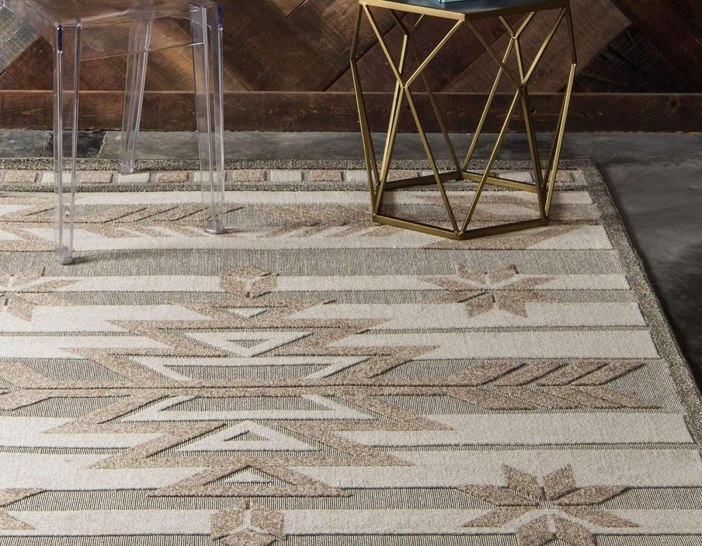 Unique Loom Outdoor Modern Collection Area Rug - Albuquerque (5' x 8'...
