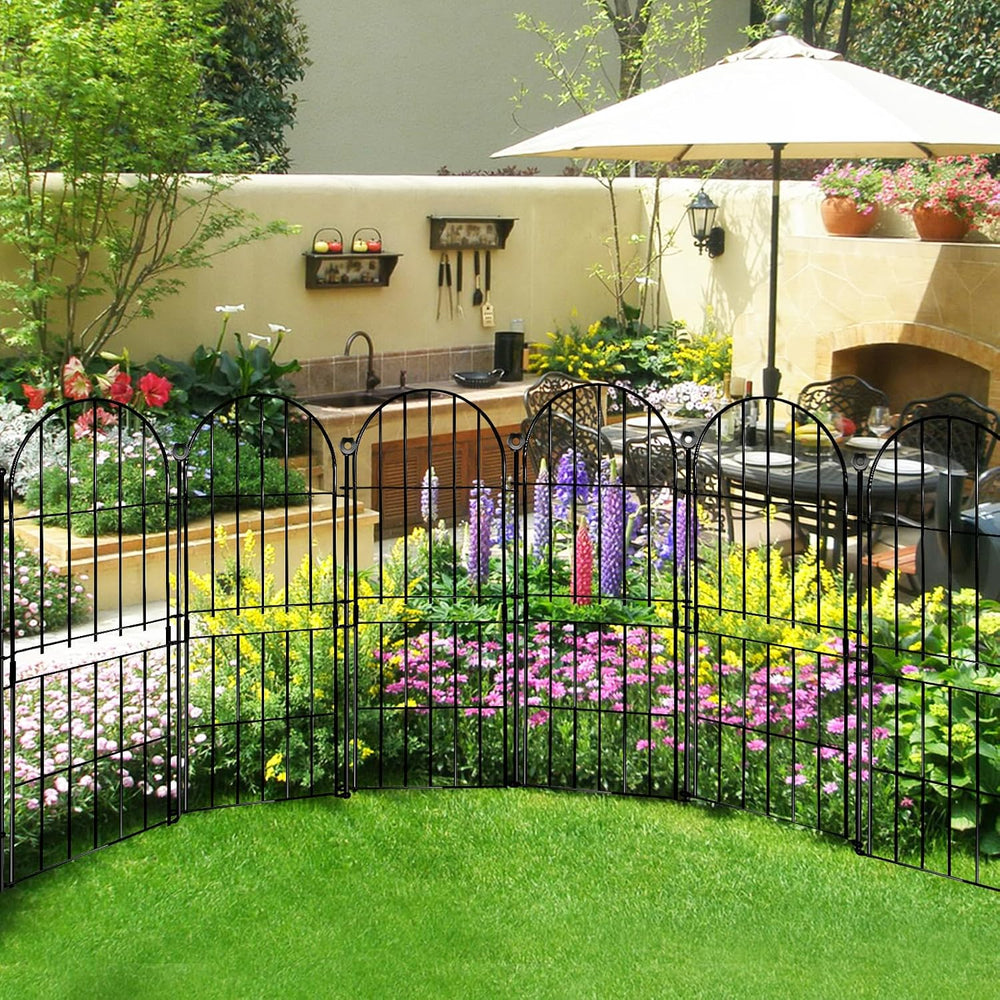 Decorative Garden Fence, 31in (H) x 10ft(L) No Dig Fence