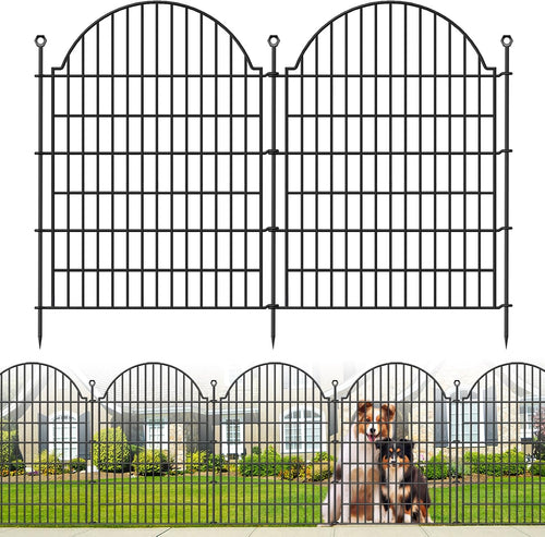 10 panels no dig decorative outdoor garden fence, main product view