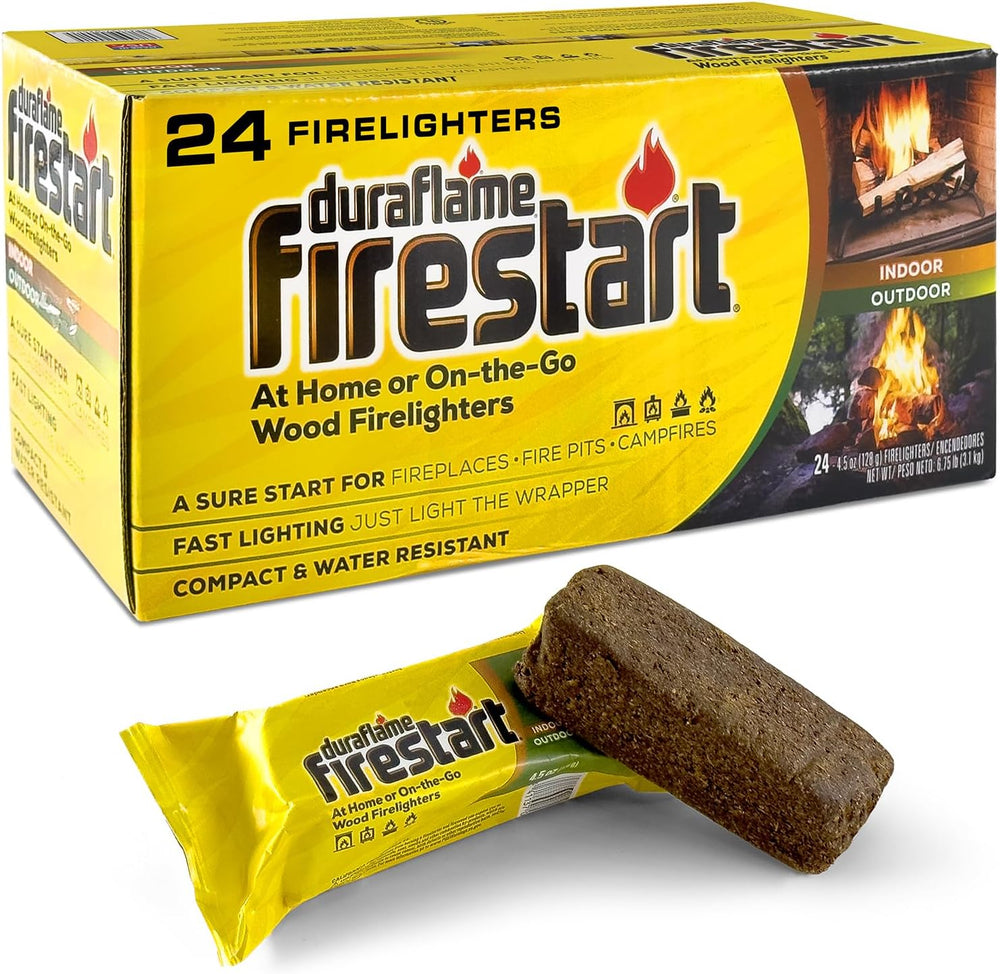 Duraflame Fire Starter for Indoor and Outdoor Use - Quick Ignition Logs for B...