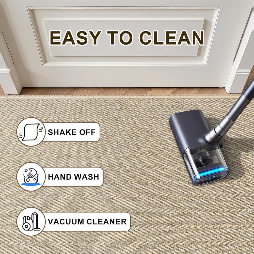Ultra Thin Door Mat Indoor Entrance 36"x59", Low-Profile Indoor Doo...