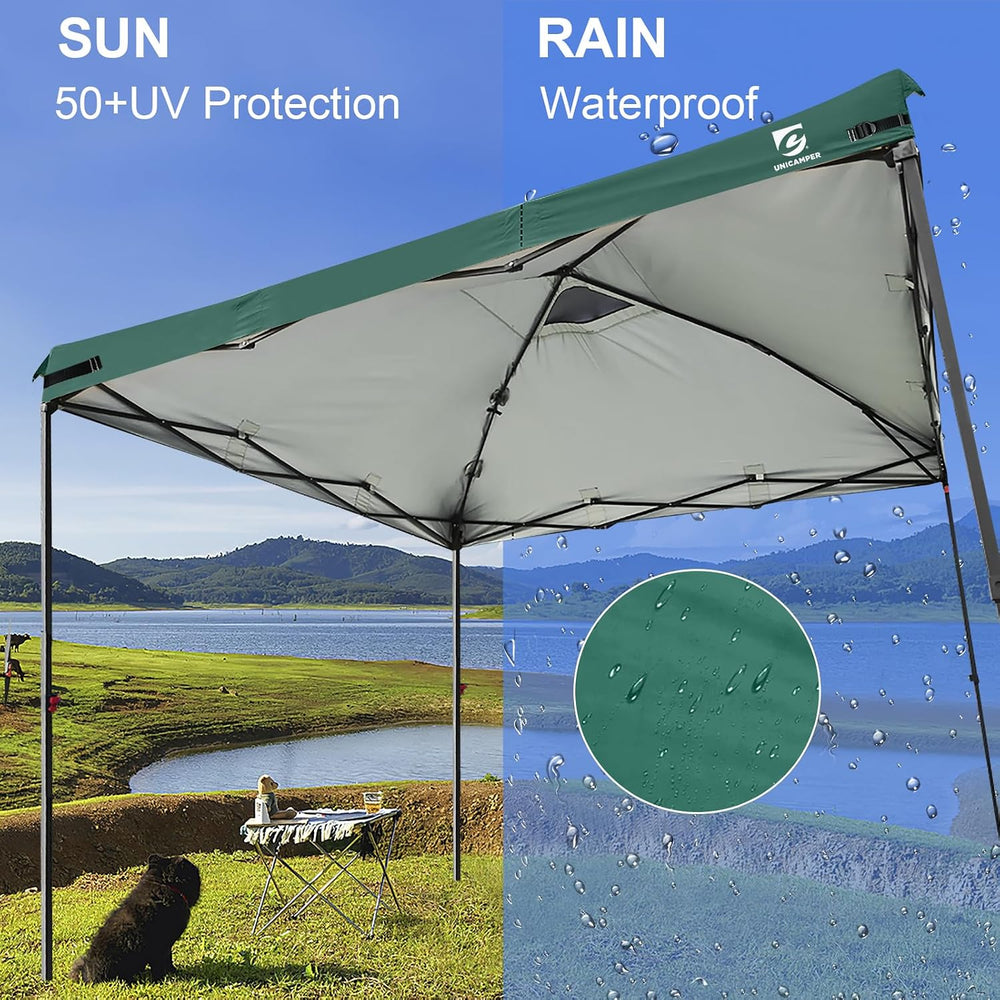 10x10 Pop Up Canopy Replacement Top Cover with Air Vent(Frame NOT INCUDE)