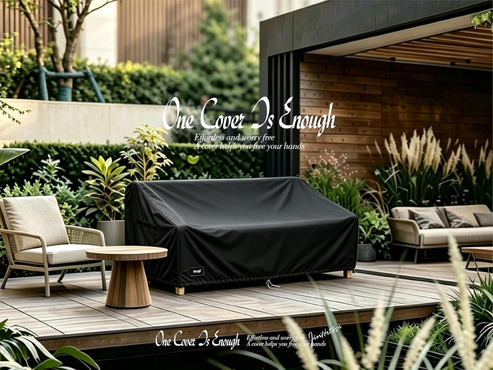 JinHrtoyi 3-Seater Outdoor Couch Cover, 76Wx32Dx31H inches Outdoor Furniture ...