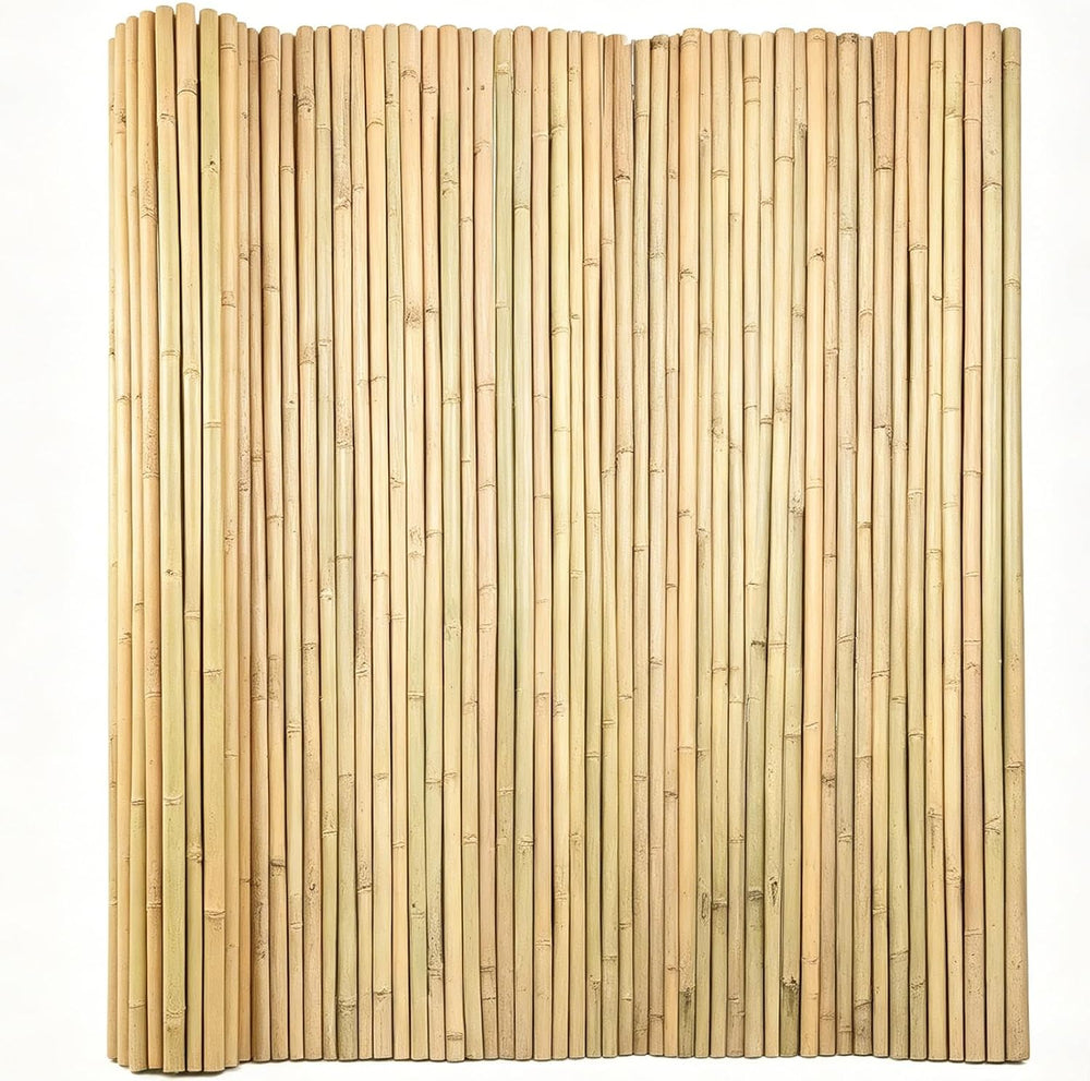 Bamboo Fence 4ft H x 8ft L x 0.7In D, Eco-Friendly Privacy Fence for Outdoor ...
