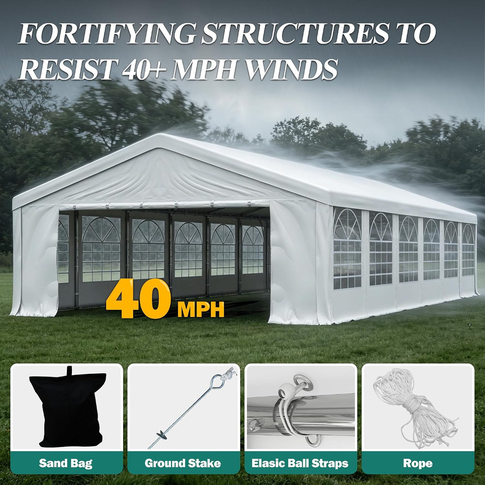 GARTOO 20' x 40' Heavy Duty Party Tent for Event