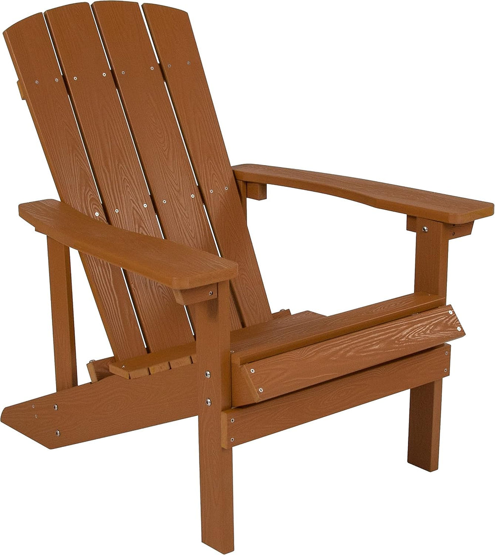 Flash Furniture Charlestown Commercial Grade Indoor/Outdoor Adirondack Chair,...