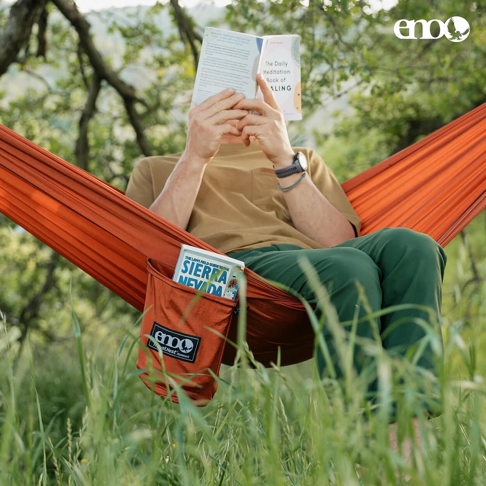 ENO TravelNest Hammock & Straps Combo - Portable Hiking and Camping Hammo...