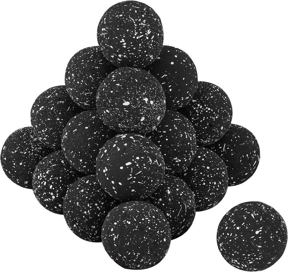 Skyflame 2” Ceramic Fireplace Balls for Indoor Oudoor Firepit Fireplace