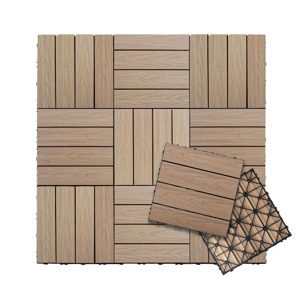 NewTechWood UltraShield Naturale 1 ft. x 1 ft. Composite Deck Tiles