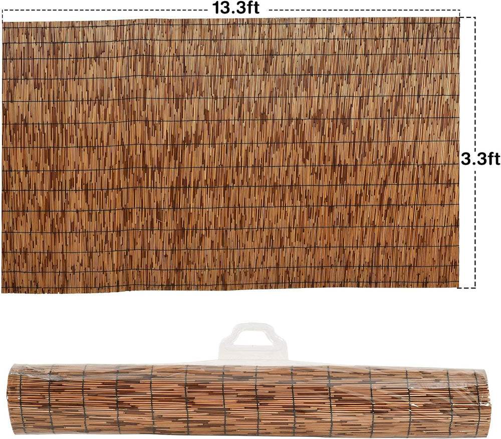 DearHouse Natural Reed Fencing, Eco-Friendly Reed Fence, 3.3 feet High x 13.3...