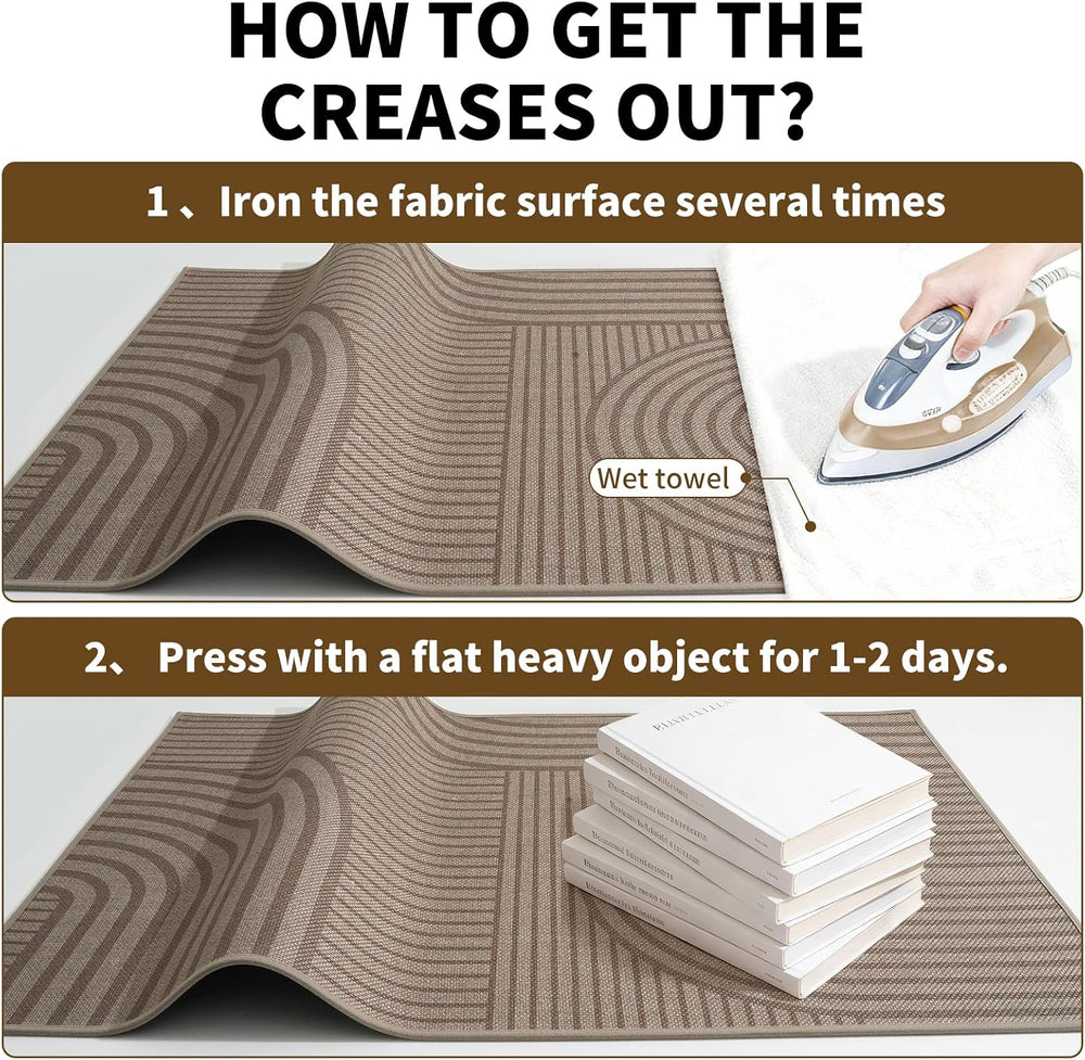 Door Mat Indoor Entrance Front Entry Mat,24''x71'',Brown