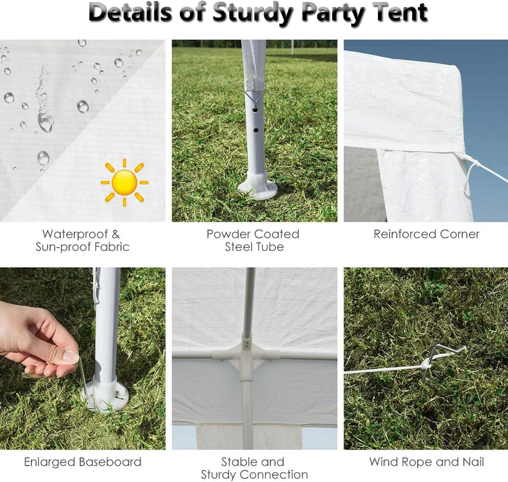 Outdoor Gazebo Canopy Wedding Party Tent Camping Shelter Commercial Instant S...