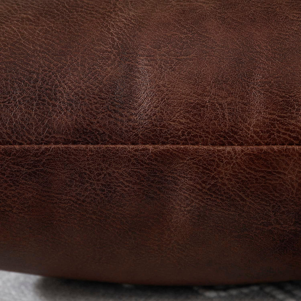 PANOD Decorative Lumbar Throw Pillow Covers 16 x 36,Premium Faux Leather Long...
