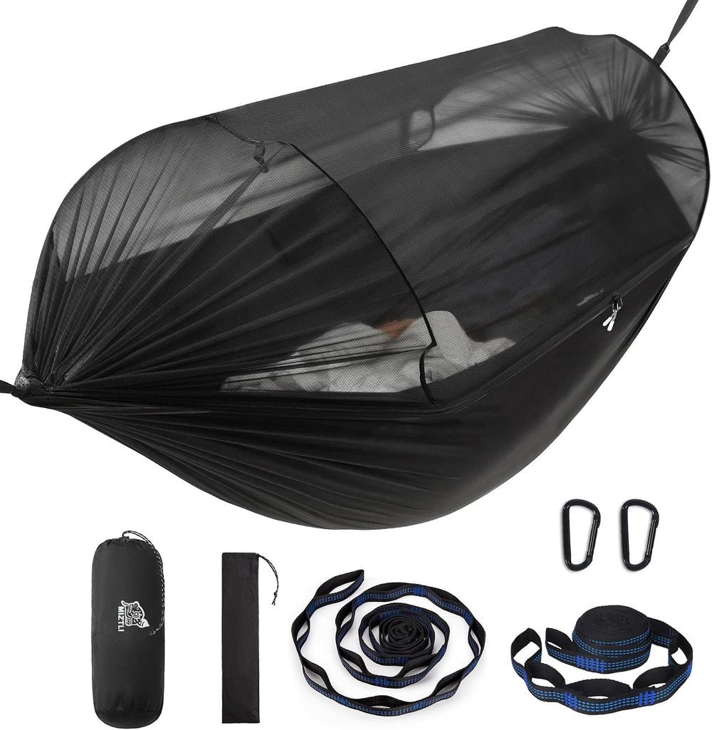 Miztli Camping Hammock Portable Tent-Like Hammock with Net 1/2 Person