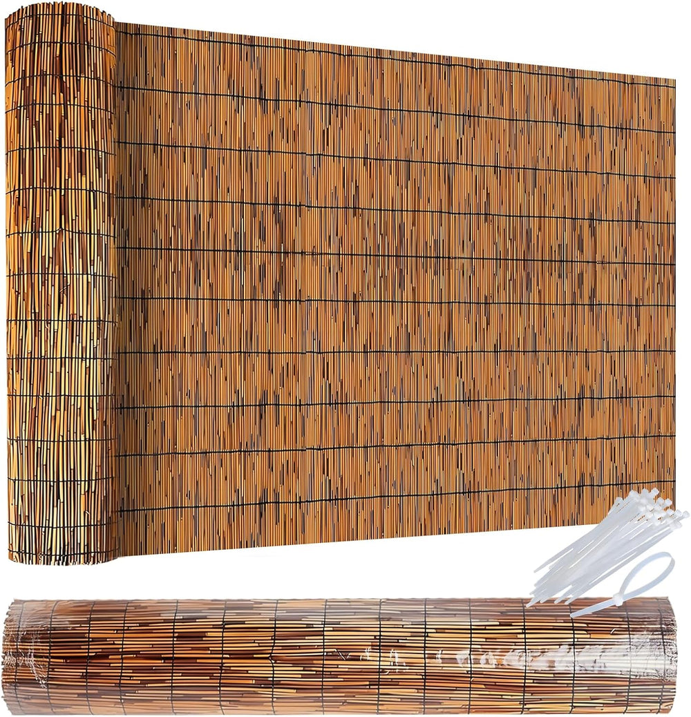 Reed Fence - Bamboo Fencing roll 2 feet high Outdoor Bamboo Privacy Screen fo...