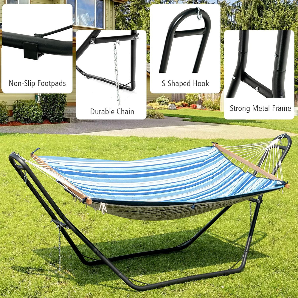 Giantex Universal 2 Person Hammock Stand Only, 450LBS Capacity